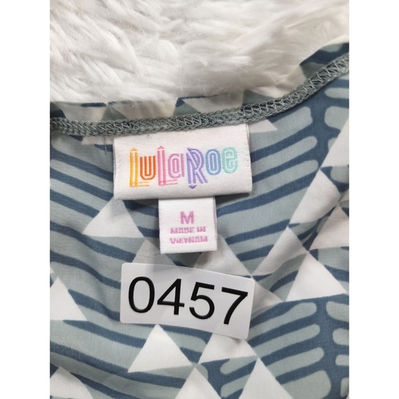 [457] LulaRoe Blue Long Vest Cardigan - Picture 2 of 9